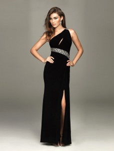 2012-Funky-Column-Beads-One-Strap-Empire-Prom